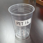 16 OZ PET Cup 98mm 1000 PCS (Case)