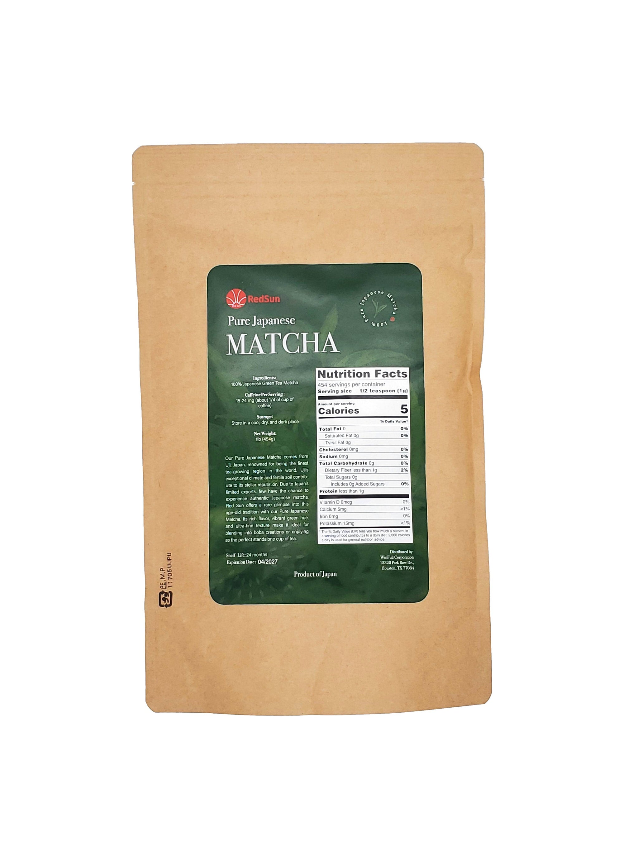 Premium Matcha Powder 1.0LB (Bag)
