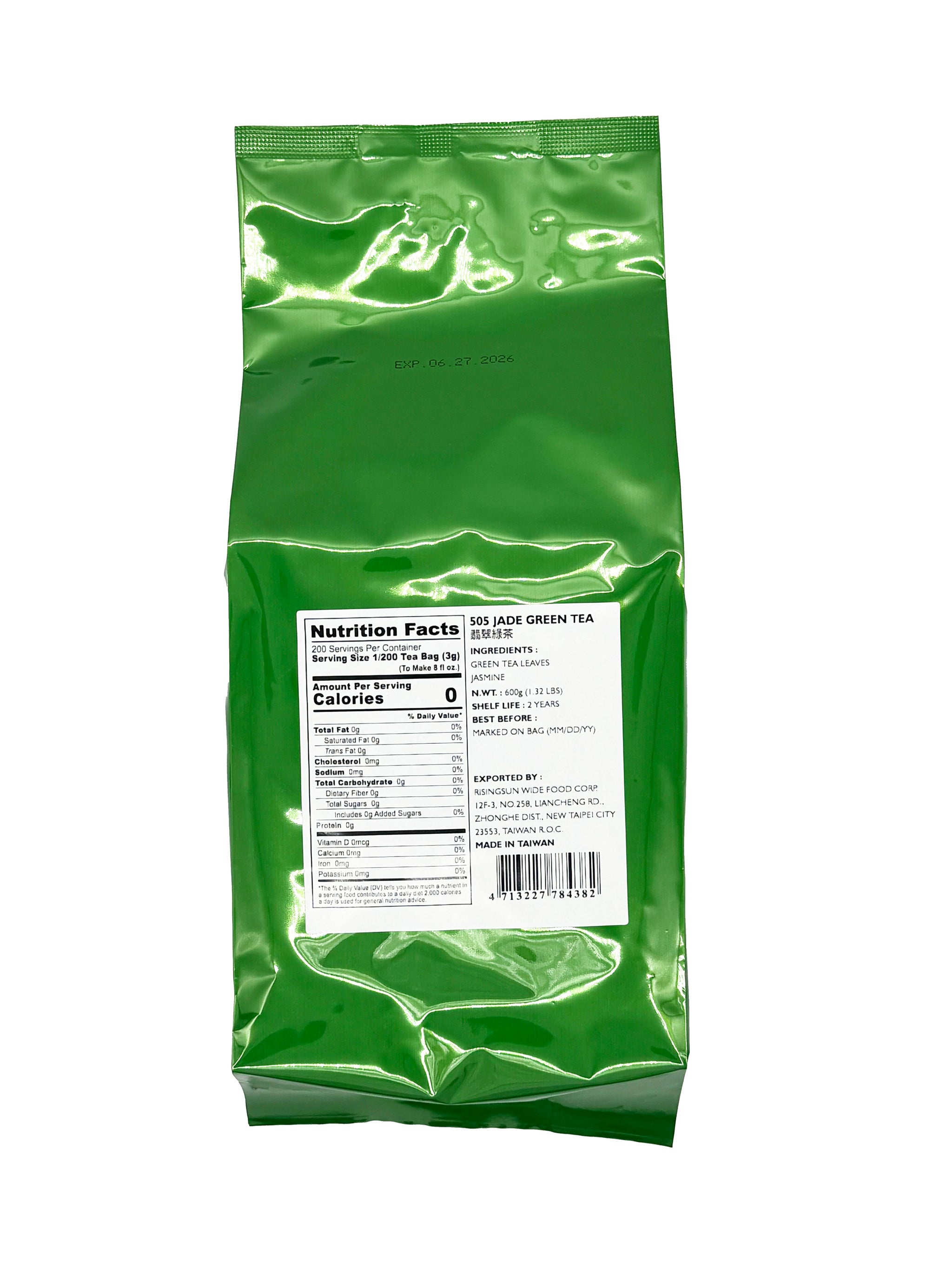 505 Jade Green Tea Leave 600 G (Bag)