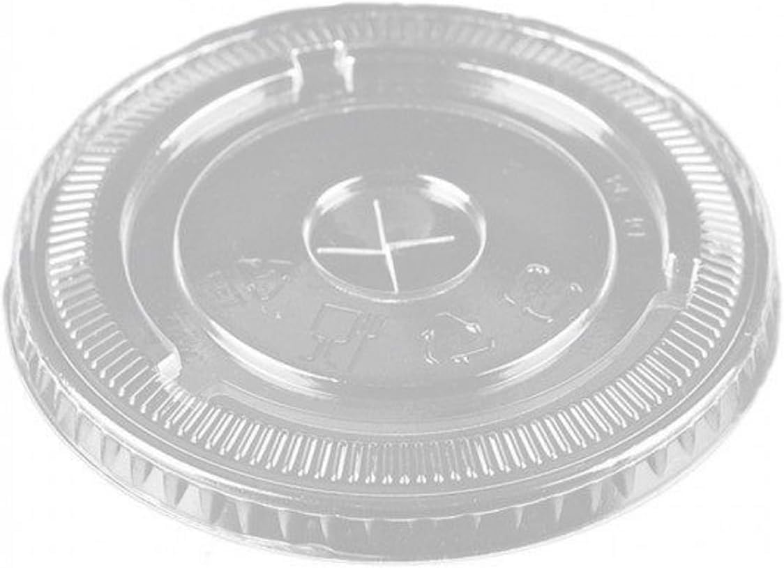 Flat Lid For PET Cup 98mm 1000 PCS (Case)