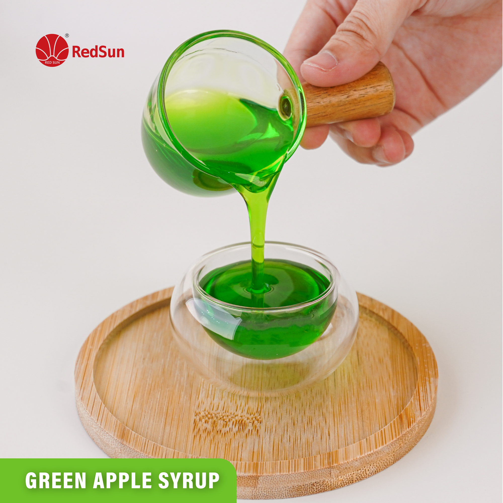 Green Apple Syrup 5KG (11LBS) (Bottle)