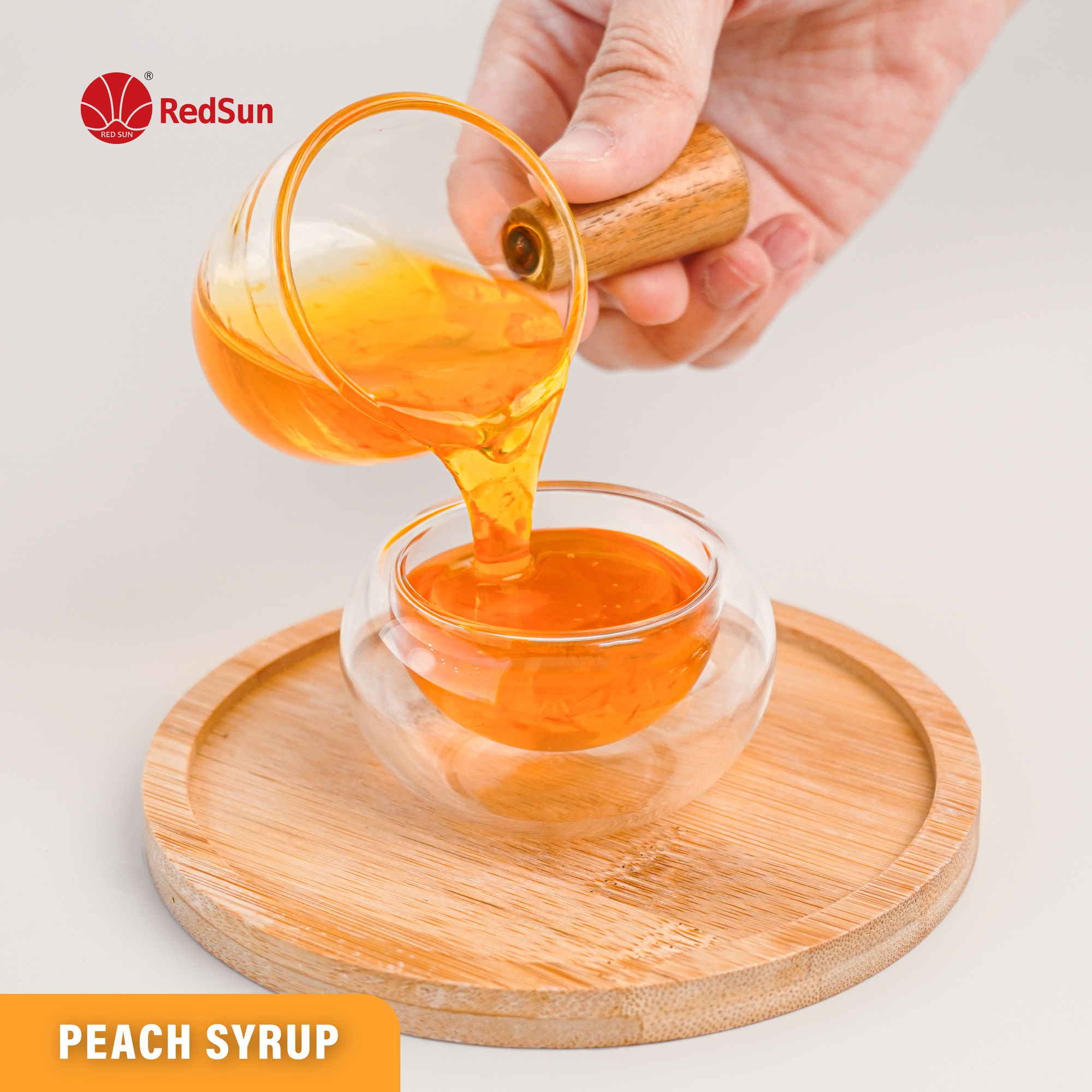 Peach Syrup 5KG (11LBS) (Bottle)