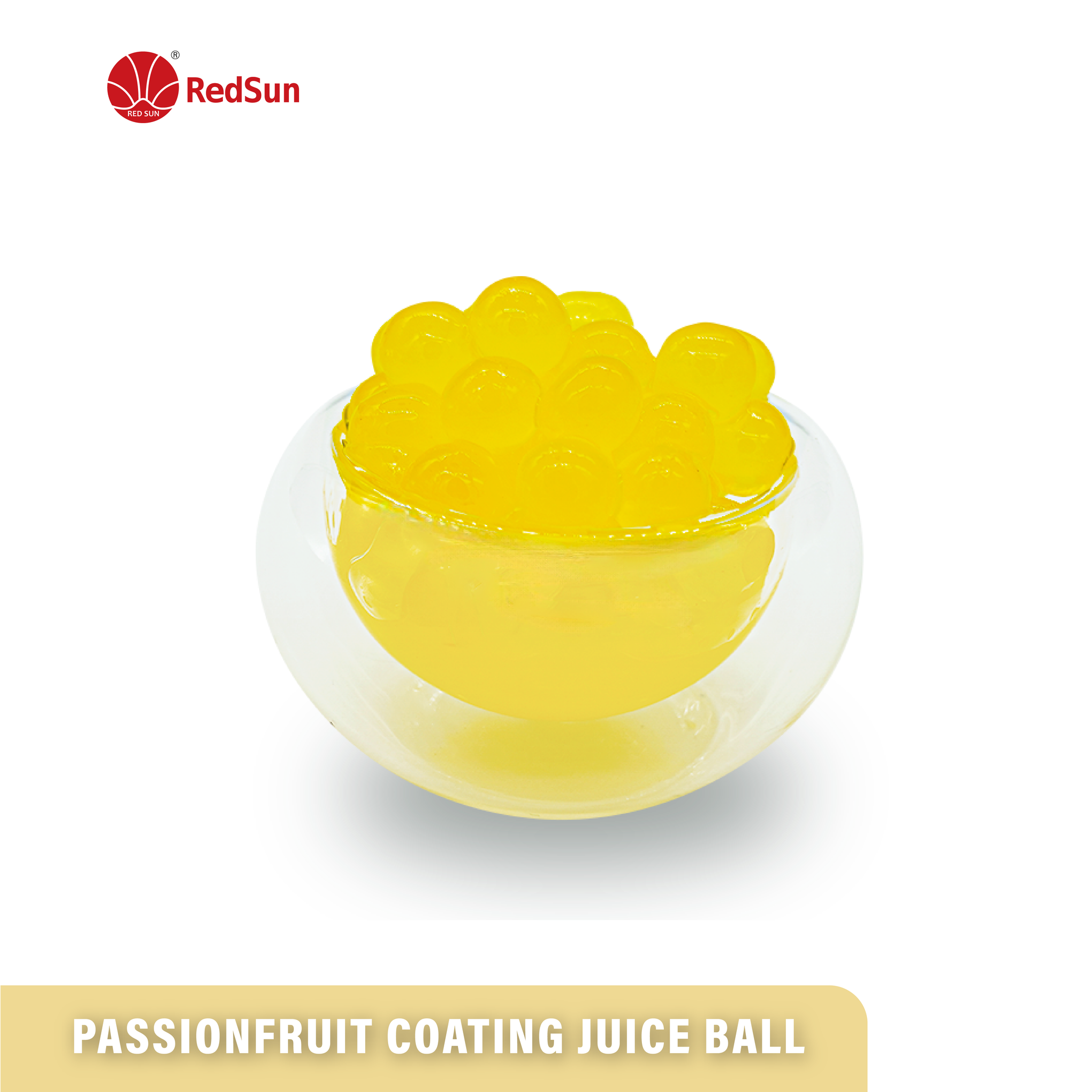 Passion Fruit Popping Boba 3.4 KG (7.50 LBS) (Bottle)