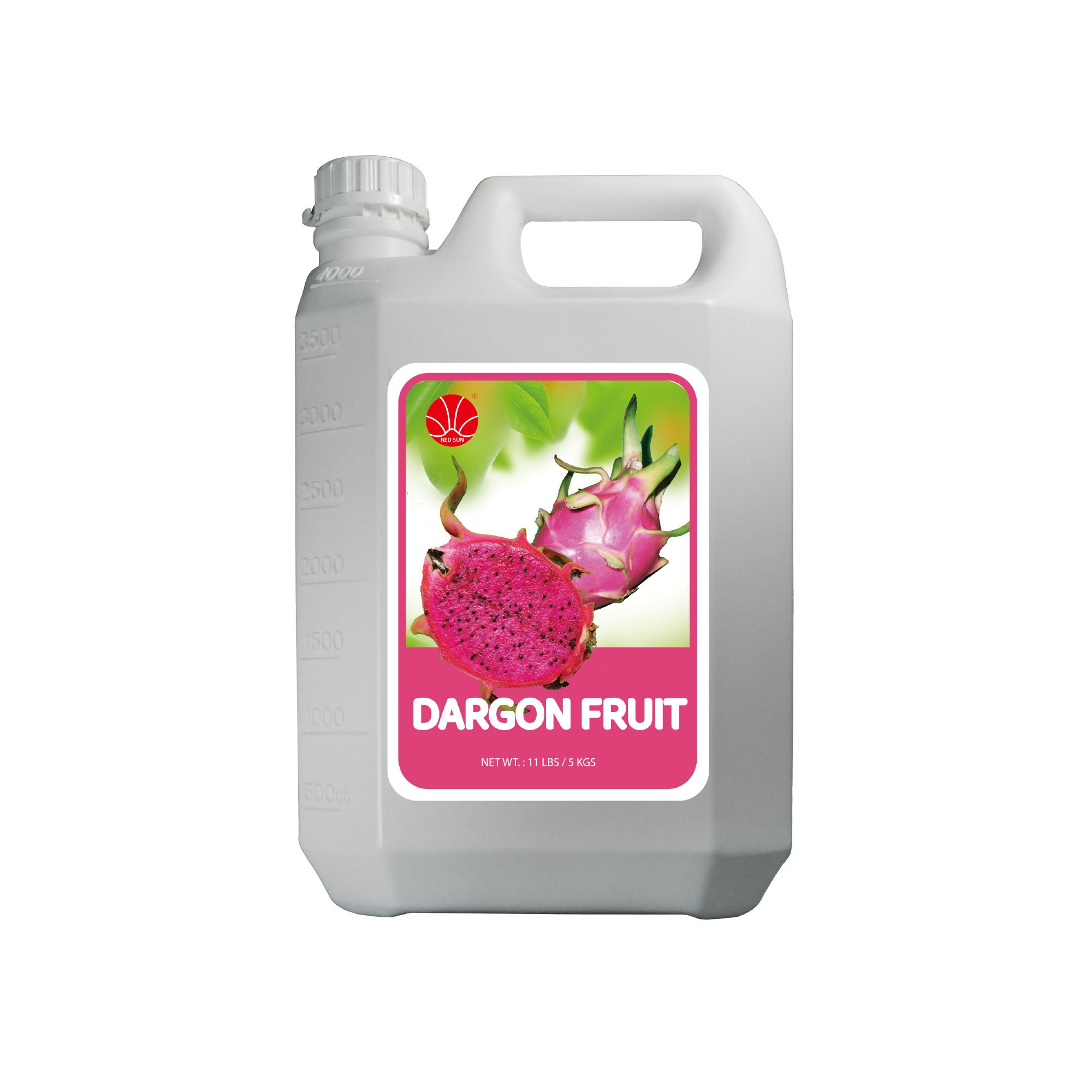 Dragon Fruit Syrup 5KG (11LBS) (Bottle)
