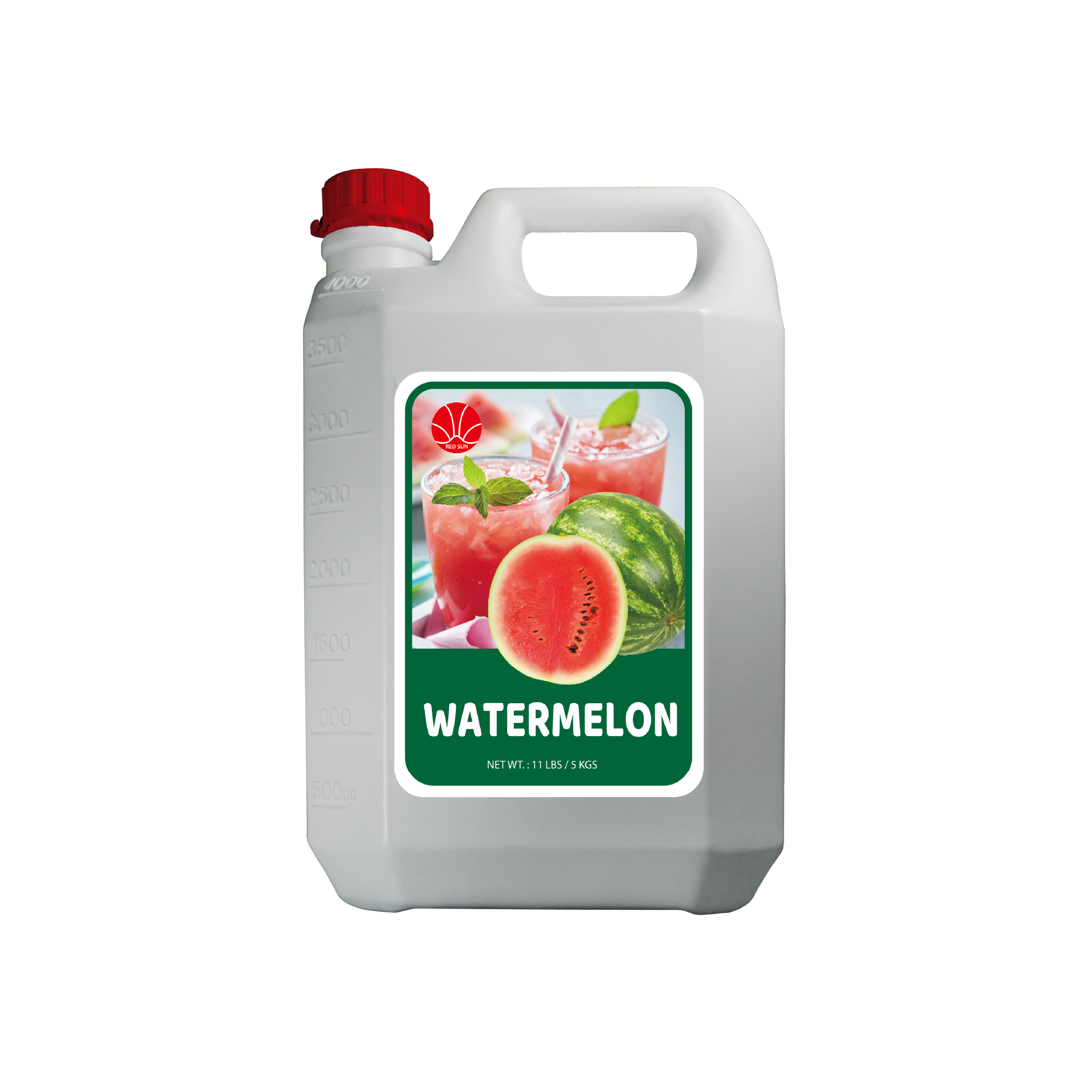 Watermelon Syrup 5KG (11LBS) (Bottle)