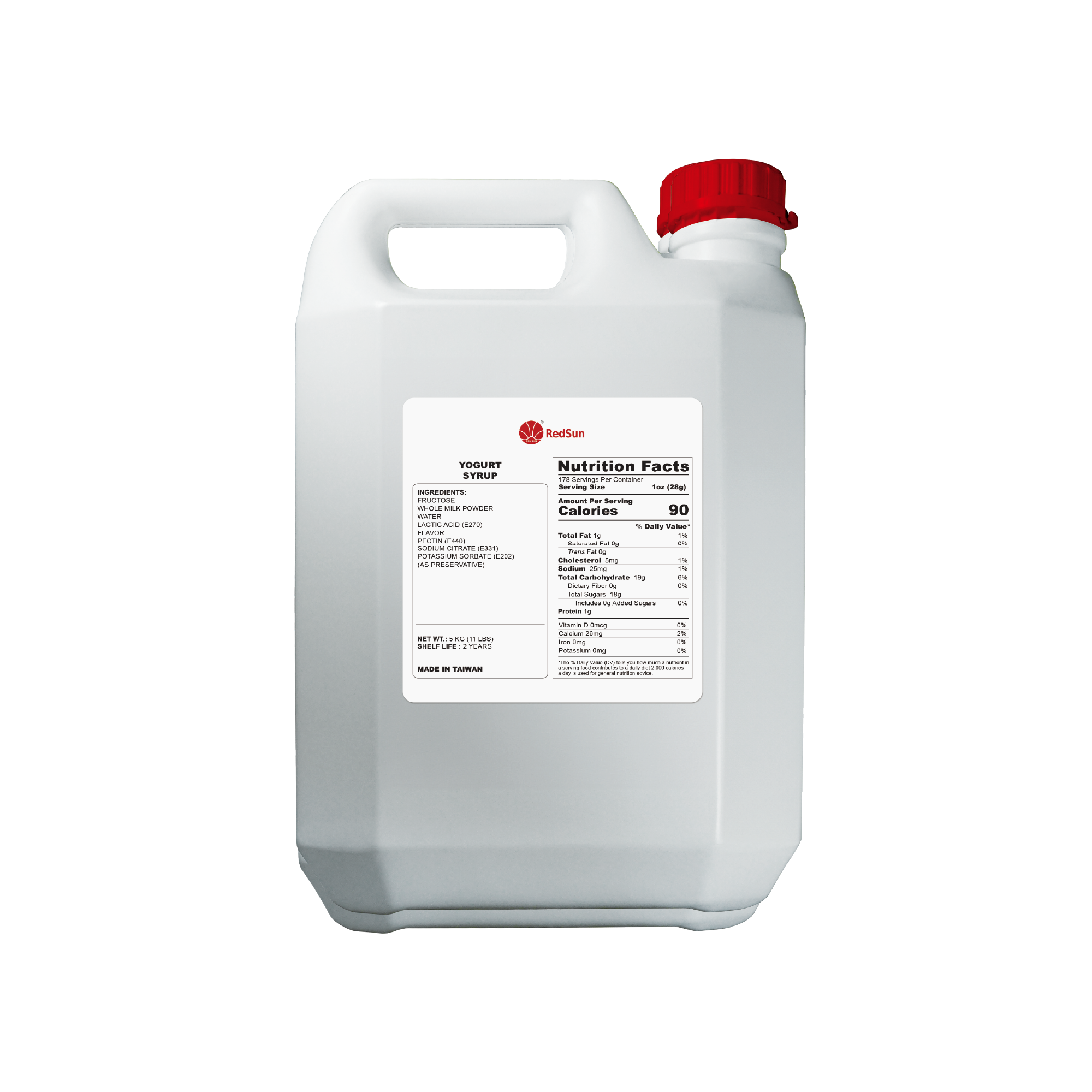 Yogurt Syrup 5KG (11LBS) (Bottle)