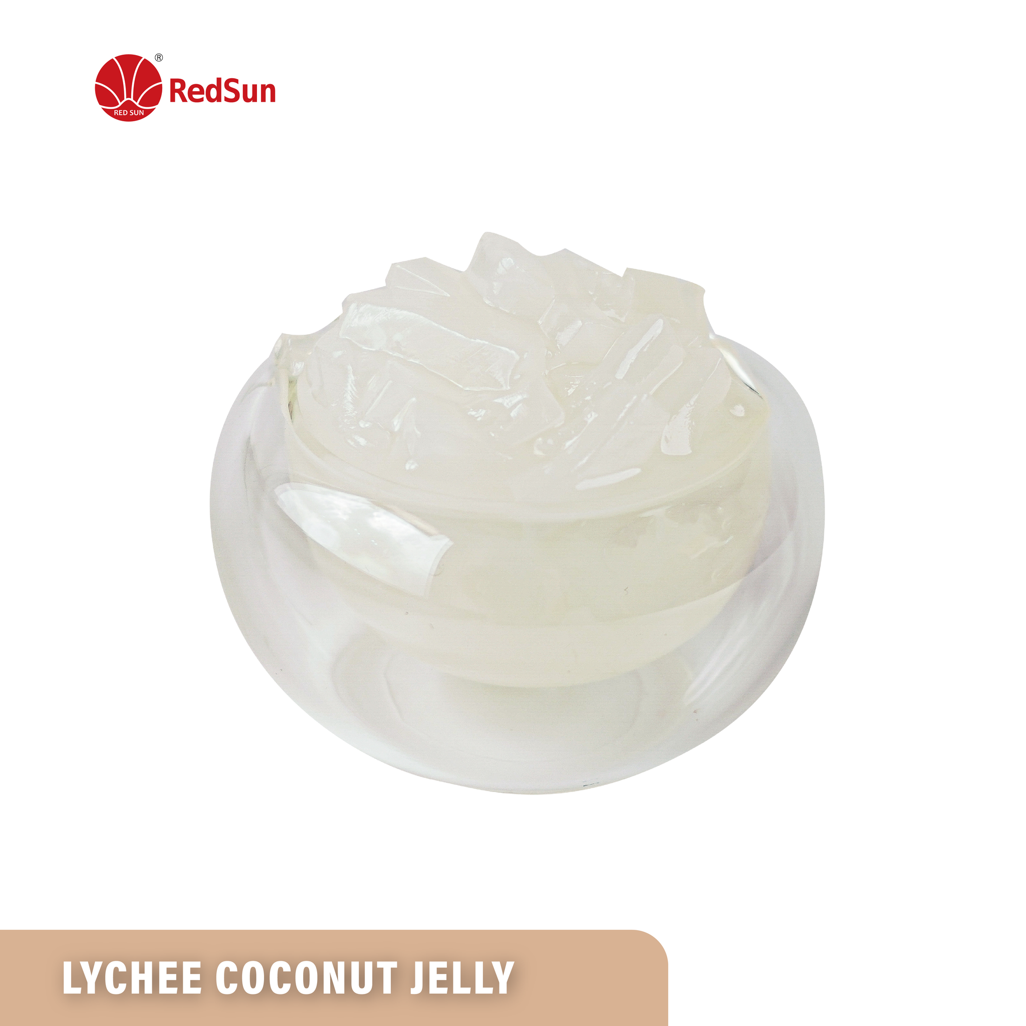Lychee Coconut Jelly 3 KG (6.6 LBS) (Bottle)