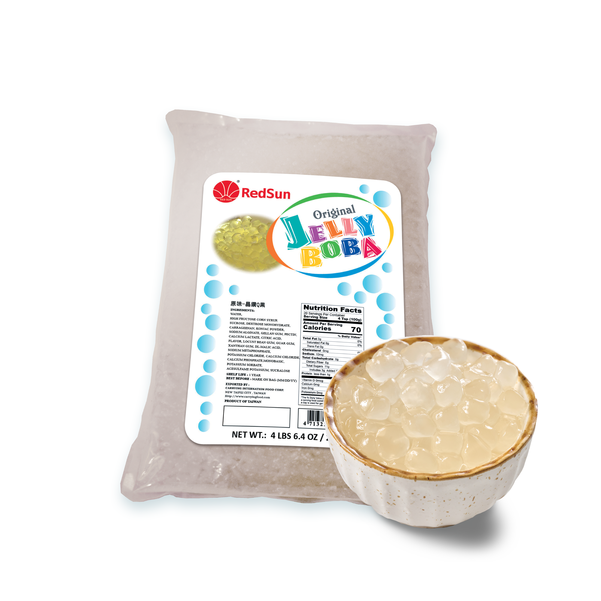 Original Agar Ball 2 KG (4.4 LBS) x 6 Bags (Case)