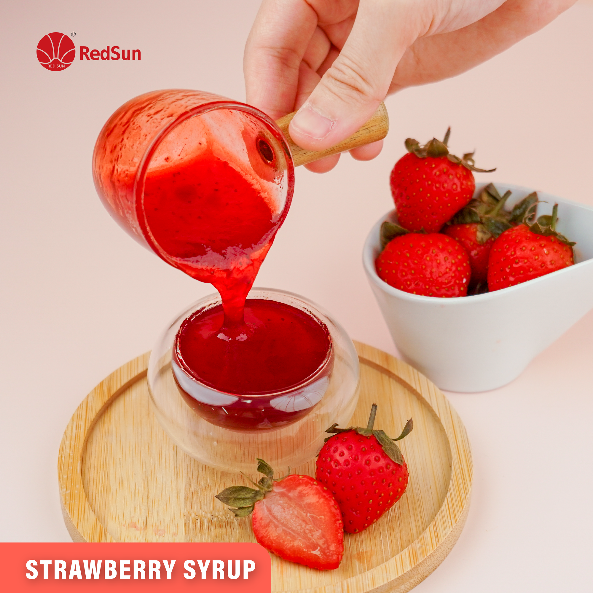 Strawberry Syrup 5KG (11LBS) (Bottle)