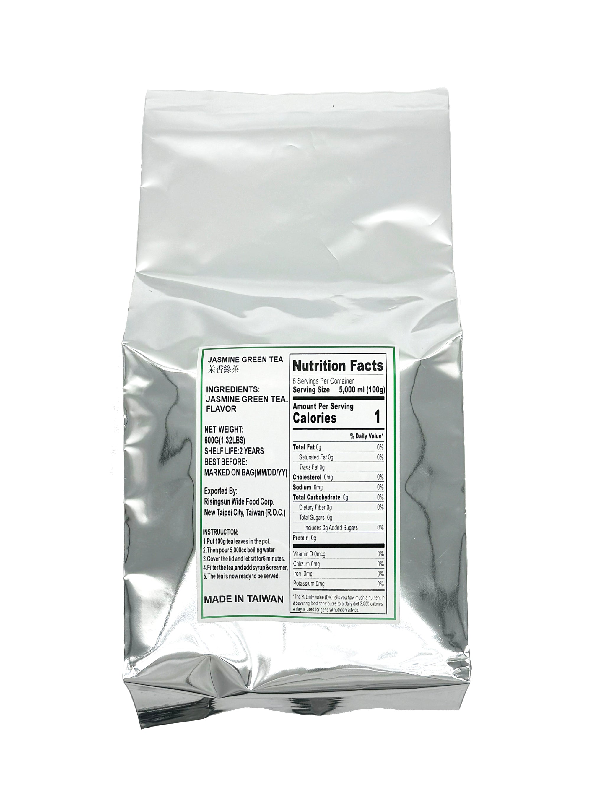 Jasmine Green Tea Leave (Strong) 600 G (Bag)