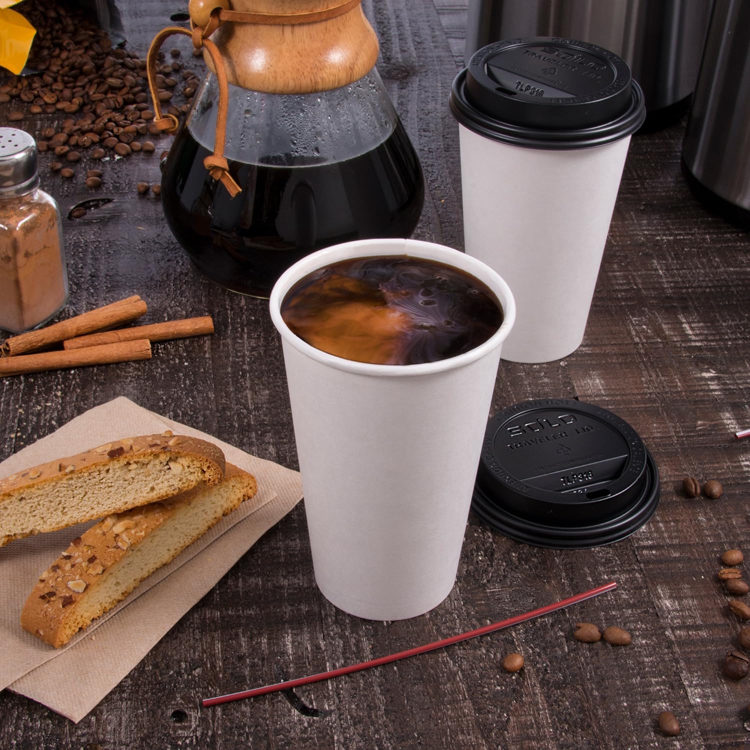 White Paper Cup 20 OZ 90mm 500 PCS (Case)