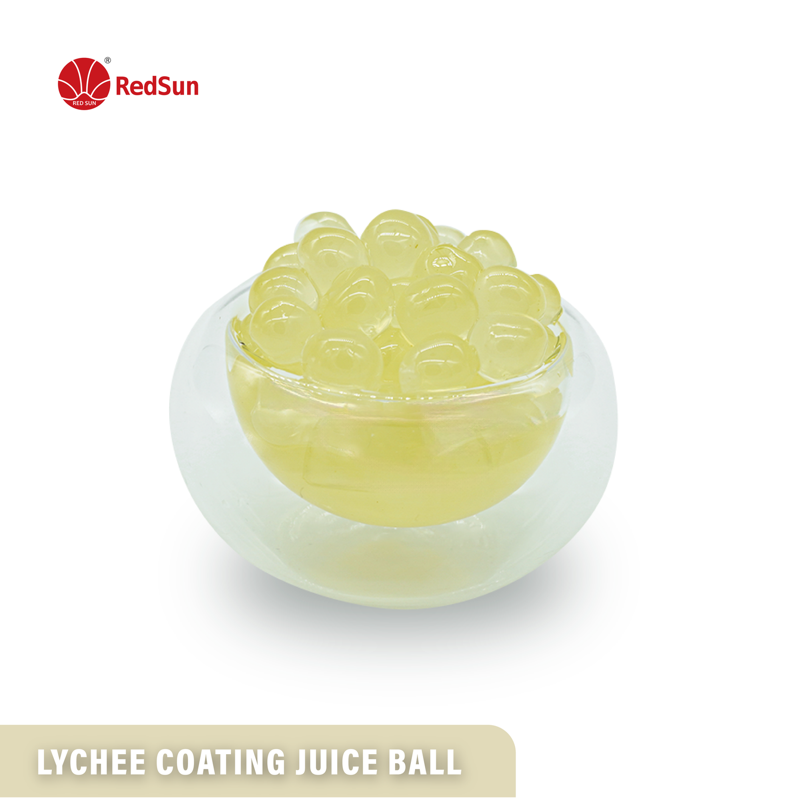 Lychee Popping Boba 3.4 KG (7.50 LBS) (Bottle)