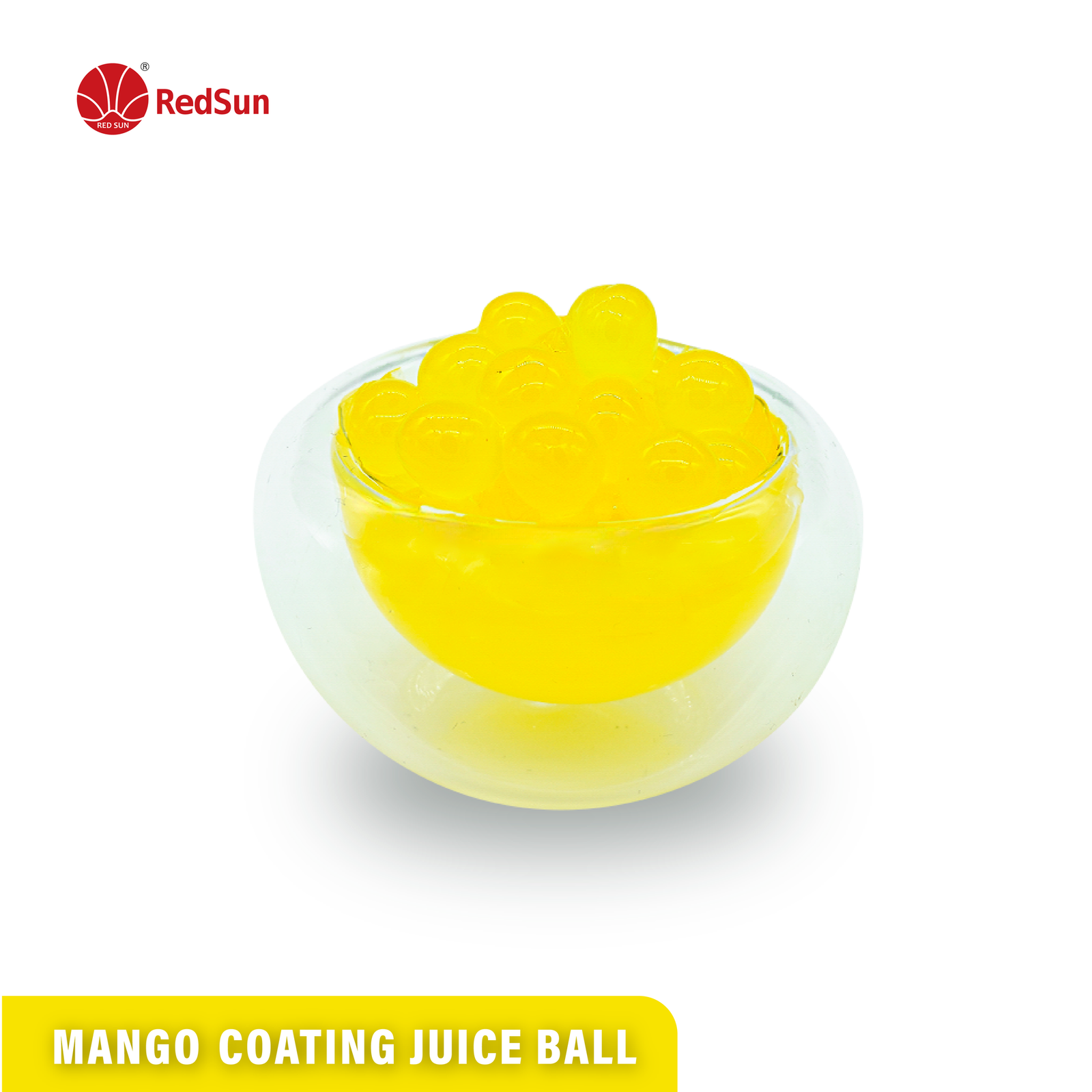 Mango Popping Boba 3.4 KG (7.50 LBS) (Bottle)