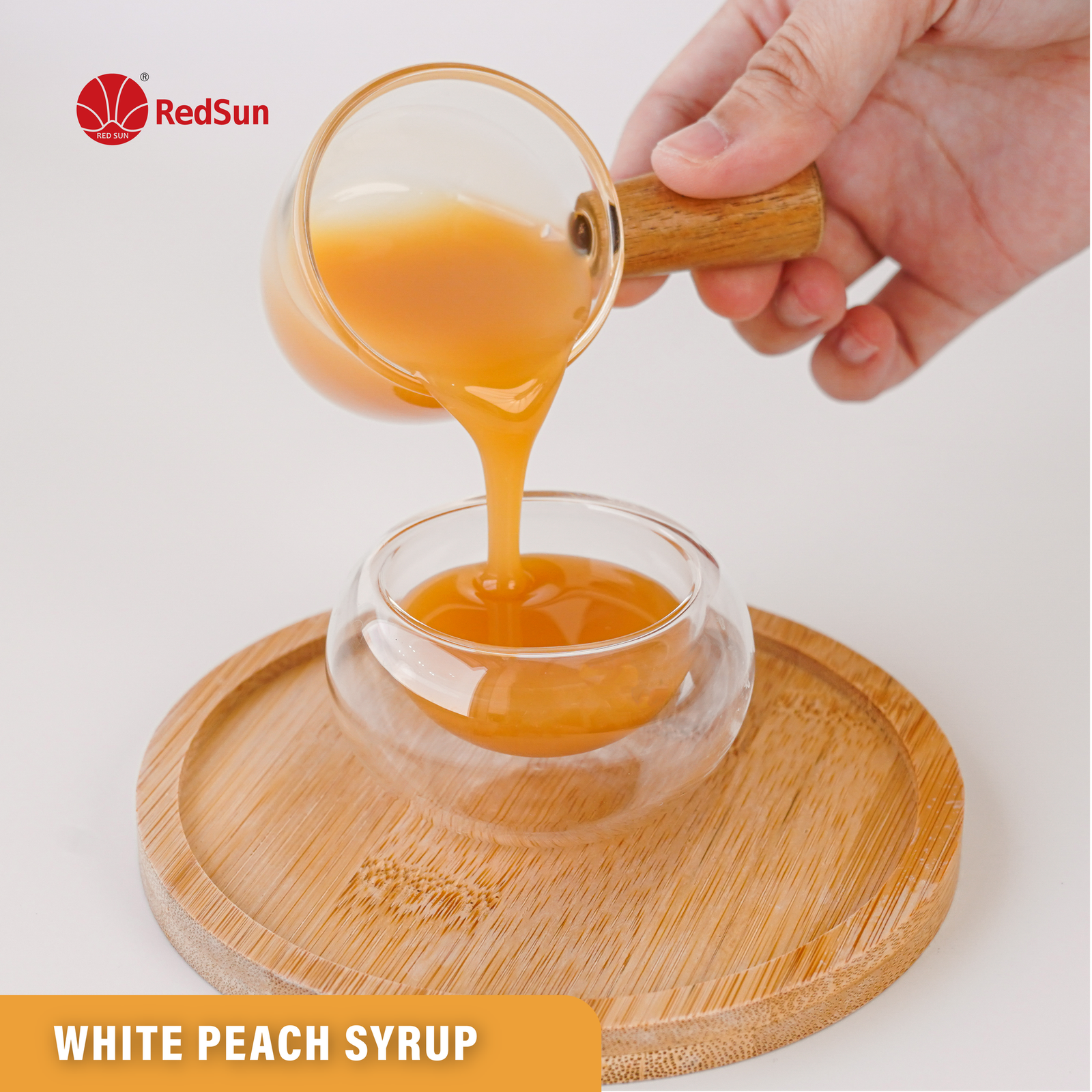 White Peach Syrup 5KG (11LBS) (Bottle)