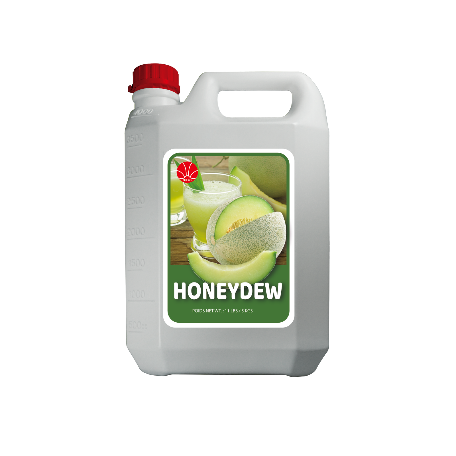 Green Honeydew Syrup 5KG (11LBS) (Bottle)