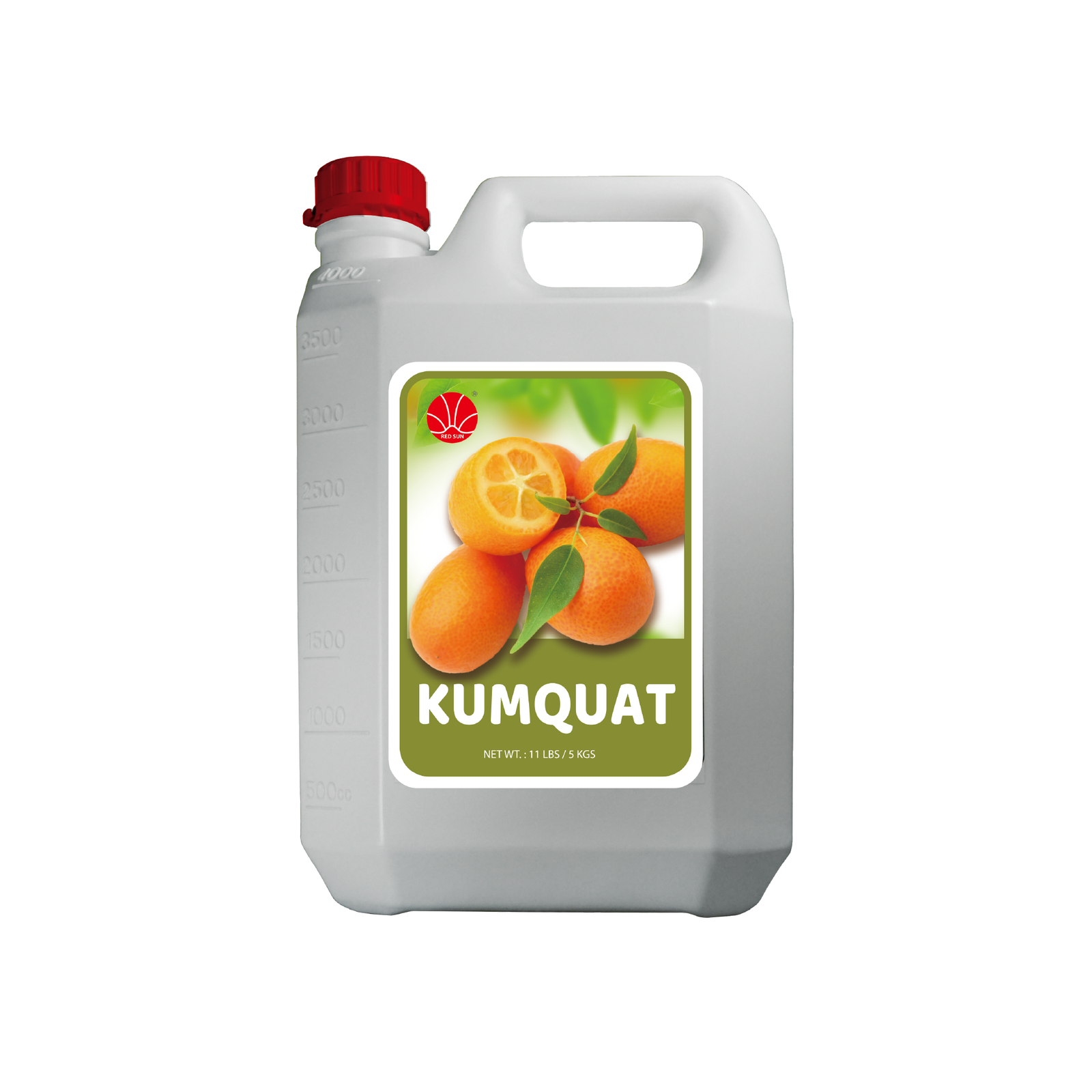 Oval Kumquat Syrup 5KG (11LBS) (Bottle)