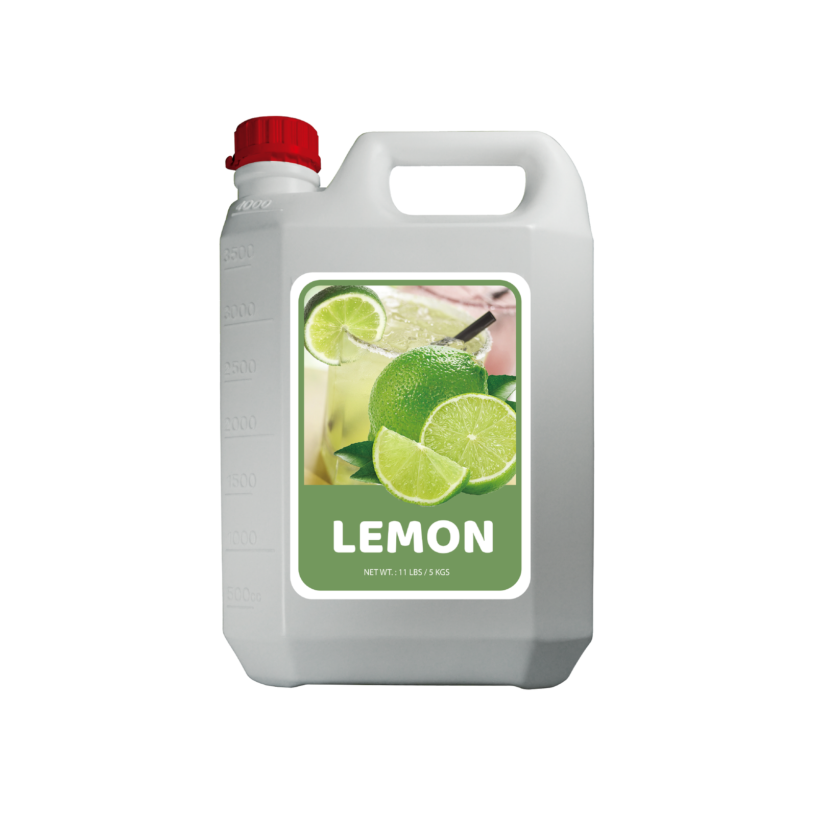 Lemon Syrup 5KG (11LBS) (Bottle)