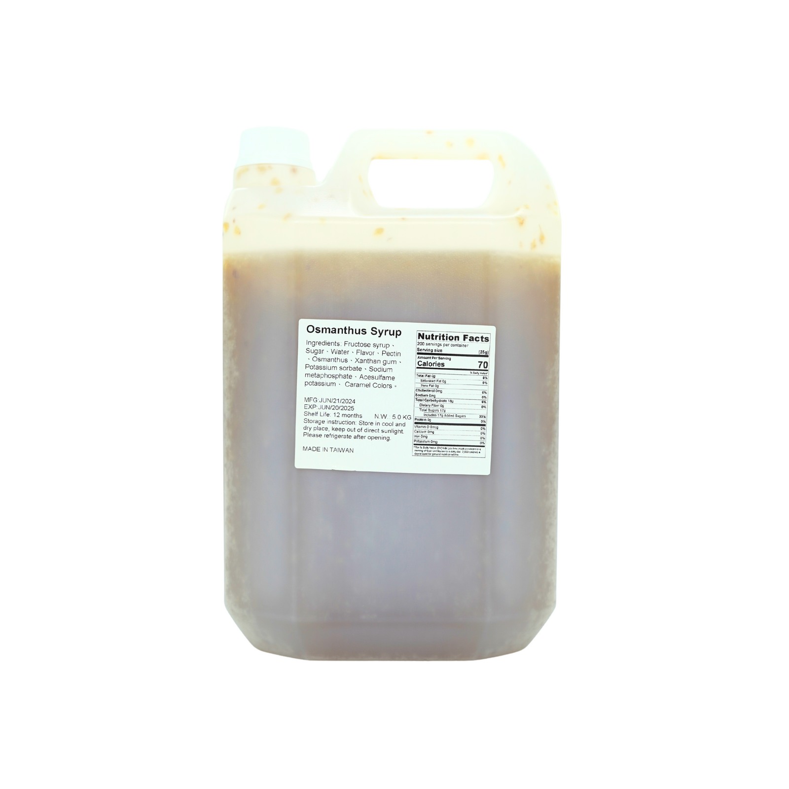 Osmanthus Syrup 5KG (11LBS) (Bottle)