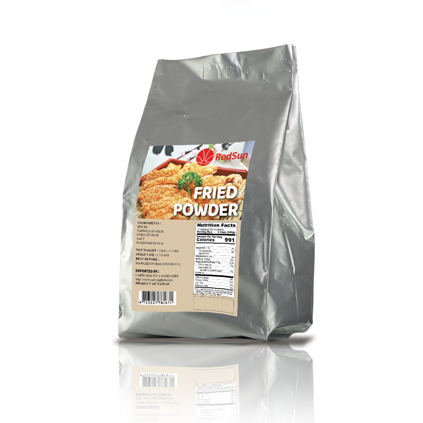 Special Chicken Powder (For Pork Chop, Fried Chicken) 5 KG (11.02 LBS) x 6 Bags (Case)