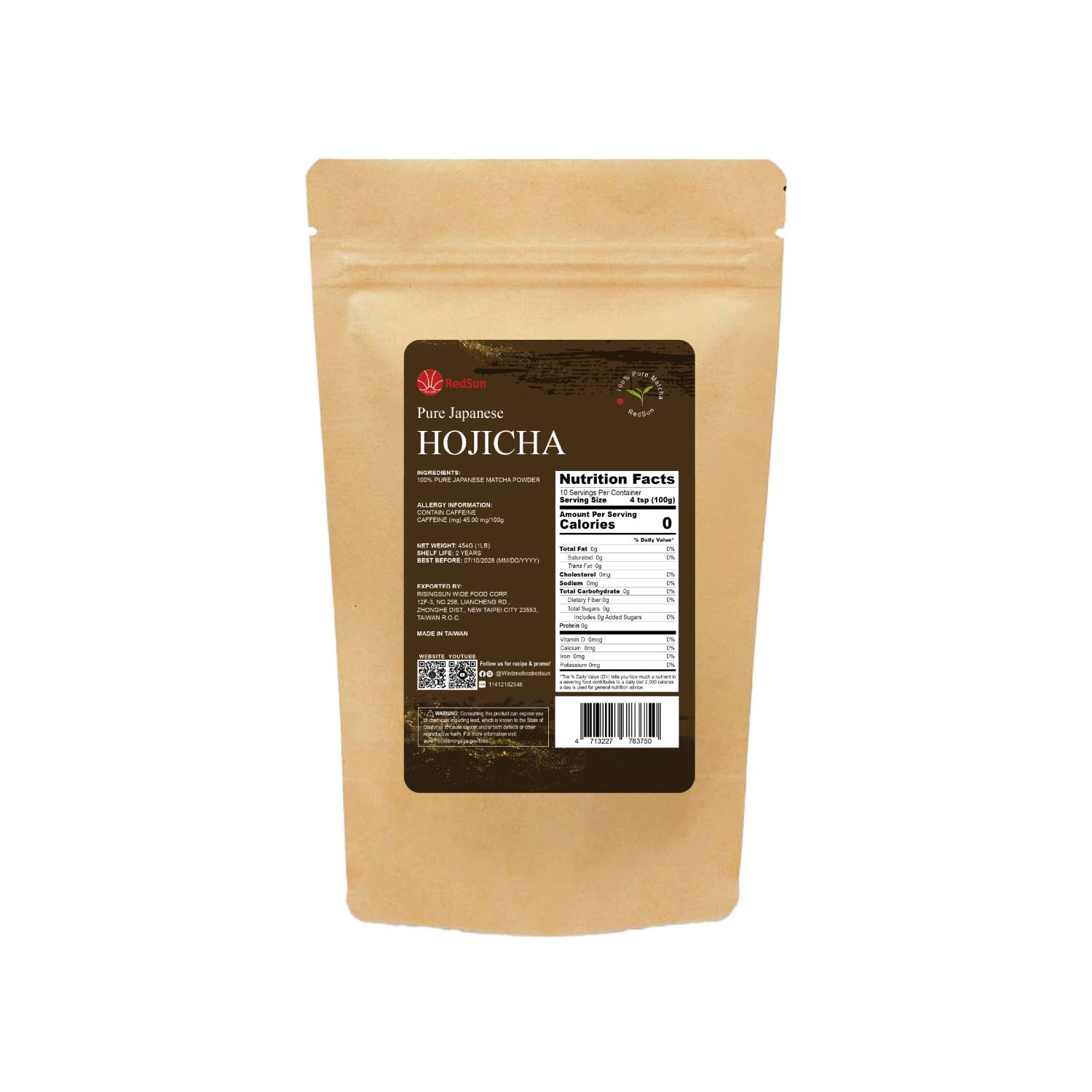 Polvo de matcha premium 1.0 lb (bolsa)