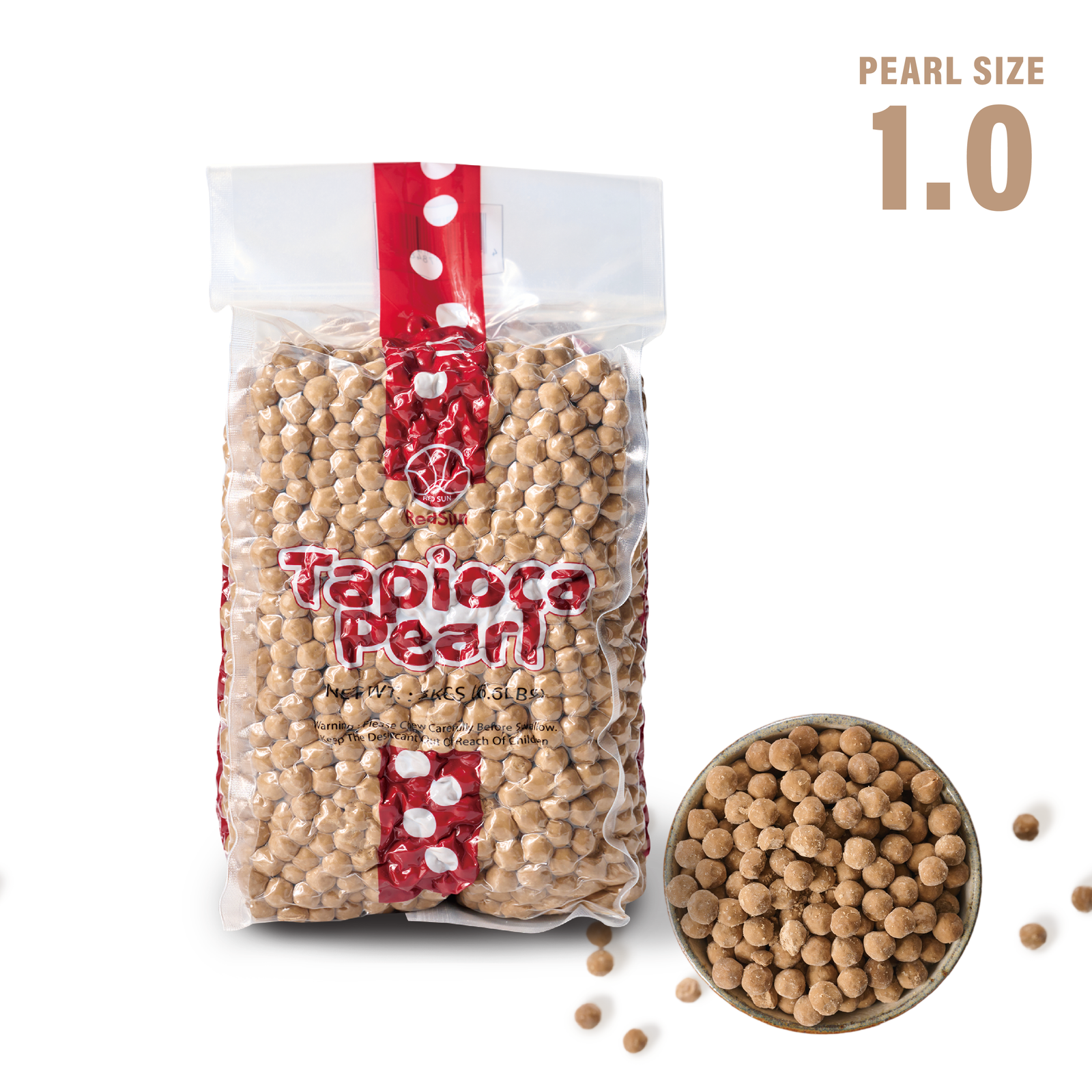 Tapioca Boba 1.5 Mini 6.6 LBS x 6 Bags (Case)
