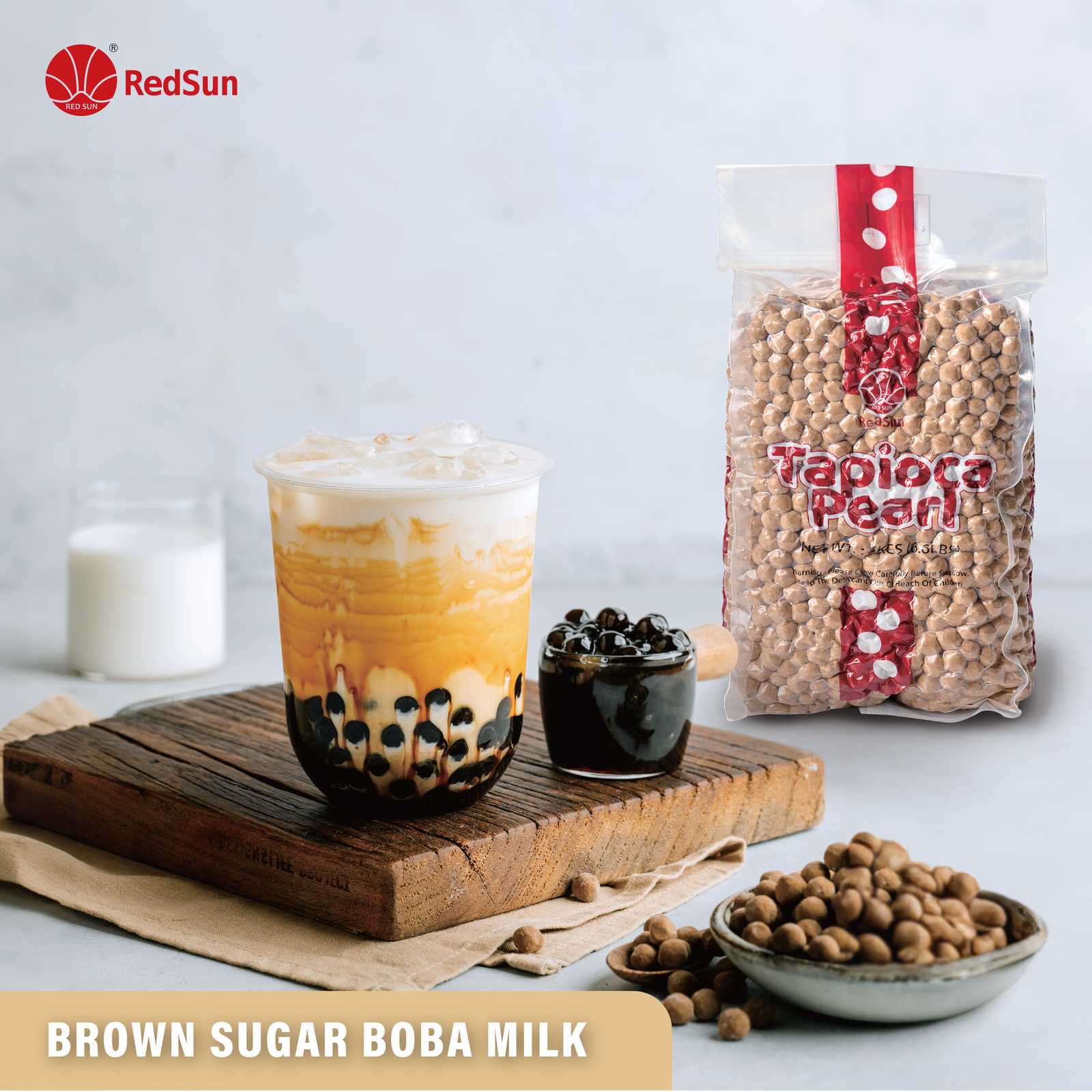 Tapioca Boba 2.0 Medium 6.6 LBS x 6 Bags (Case)