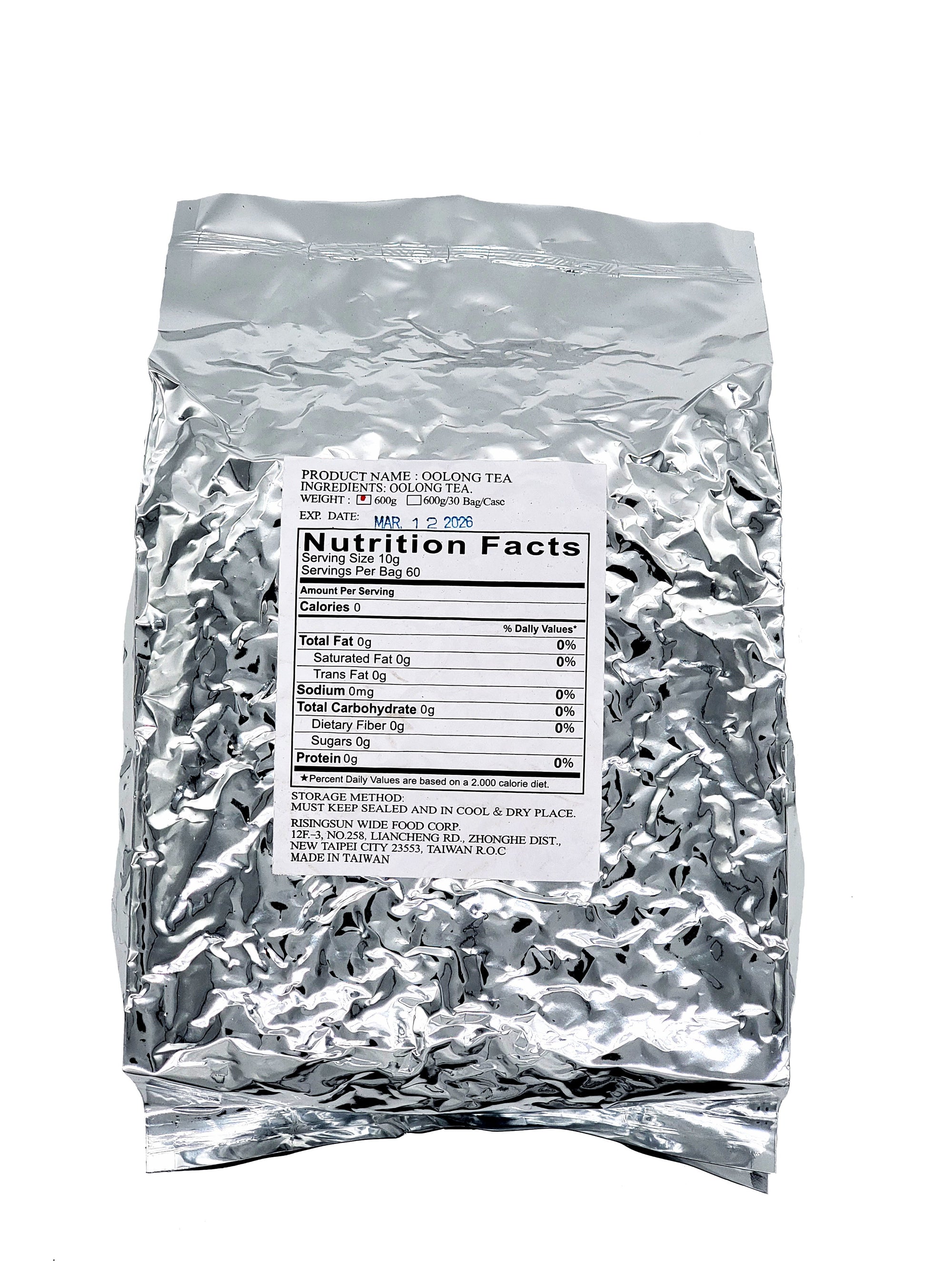 Oolong Tea Leave 600 G (Bag)